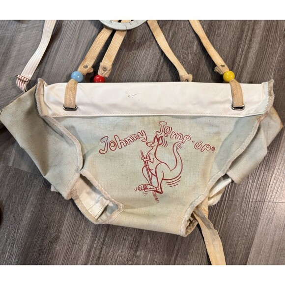VTG Johnny Jump Up Infant Jumper 24lb Baby Exerciser /50s Baby Crib Toys Doorway - Picture 2 of 15